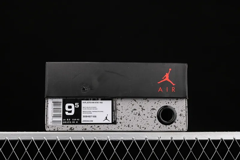 All categories Air Jordan Jordan series basketball shoes Air Jordan 4 G version Air Jordan 4 Motorsport AJ4 Joe 4 Racing White Red 308497-106